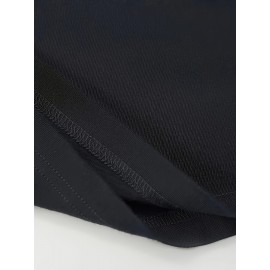ファームタイデン グラフィックプリント サマーTシャツ - カジュアル クルーネック 半袖、ゆったりフィット、ポリエステル、洗濯機可、ブラックにオレンジ文字、農家スタイル、カジュアルワードローブの定番 | グラフィックティー | ニット素材