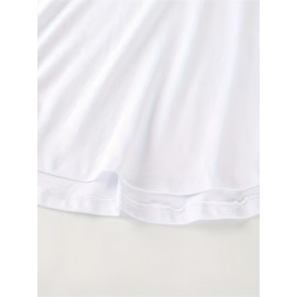 女性用カジュアル長袖Tシャツ、ハートデザイン付き - フリーサイズ、丸い首、秋・春用トップ、秋のカジュアルウェア | リラックスフィットトップ | 快適な服装