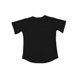 レディース ネイビーブルー 半袖Tシャツ - サマーコレクション、ゆったりフィット カジュアルトップス 抽象文字プリント ラウンドネック 軽量＆通気性生地