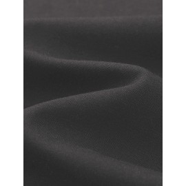ESSENTIALS メンズ カジュアル グラフィックTシャツ - 大胆な英語プリント、黒地に白文字、レギュラーフィット ラウンドネック、洗濯機可 夏のアウトドア＆カジュアル服装必需品
