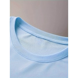 メンズ ブラック カジュアル レタープリントTシャツ - クルーネック、半袖、ストレッチニット生地、「NANGA」デザインの夏のファッショントップ、透けない素材