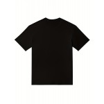 牛のカットデザインと箸のイラストが入ったブラックTシャツ、同性デザイン、プリントTシャツ100%コットン、カジュアルな快適さ、カジュアルウェアやギフトに最適、半袖001