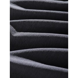 メンズ カジュアル 半袖Tシャツ ユーモラスなオランダ語スローガンプリント付き - 軽量で通気性のある生地、レギュラーフィット ラウンドネック 春夏アウトドア活動用 リラックススタイル トップ | 中程度のストレッチ素材