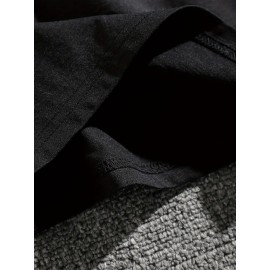 メンズ カジュアル 半袖Tシャツ ユーモラスなオランダ語スローガンプリント付き - 軽量で通気性のある生地、レギュラーフィット ラウンドネック 春夏アウトドア活動用 リラックススタイル トップ | 中程度のストレッチ素材