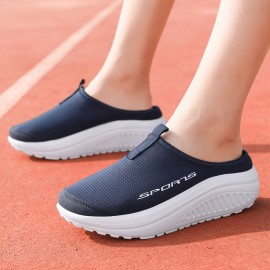 女性用の通気性のあるプラットフォームスニーカー - スタイリッシュで快適なカジュアルシューズ、EVAソール付きで、日常の歩行やアウトドアアクティビティに最適、カジュアルウォーキングシューズ | プラットフォームスニーカー | 通気性のあるアッパー、スニーカー