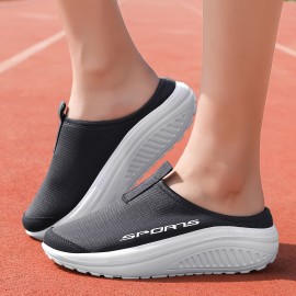 女性用の通気性のあるプラットフォームスニーカー - スタイリッシュで快適なカジュアルシューズ、EVAソール付きで、日常の歩行やアウトドアアクティビティに最適、カジュアルウォーキングシューズ | プラットフォームスニーカー | 通気性のあるアッパー、スニーカー