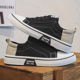 メンズファッションスニーカー - ブルー&ホワイトのロートップカジュアルスニーカー、レースアップ、ラウンドトゥ、軽量、春/夏に最適、カジュアルフットウェア | カジュアルスタイル | レースアップスニーカー